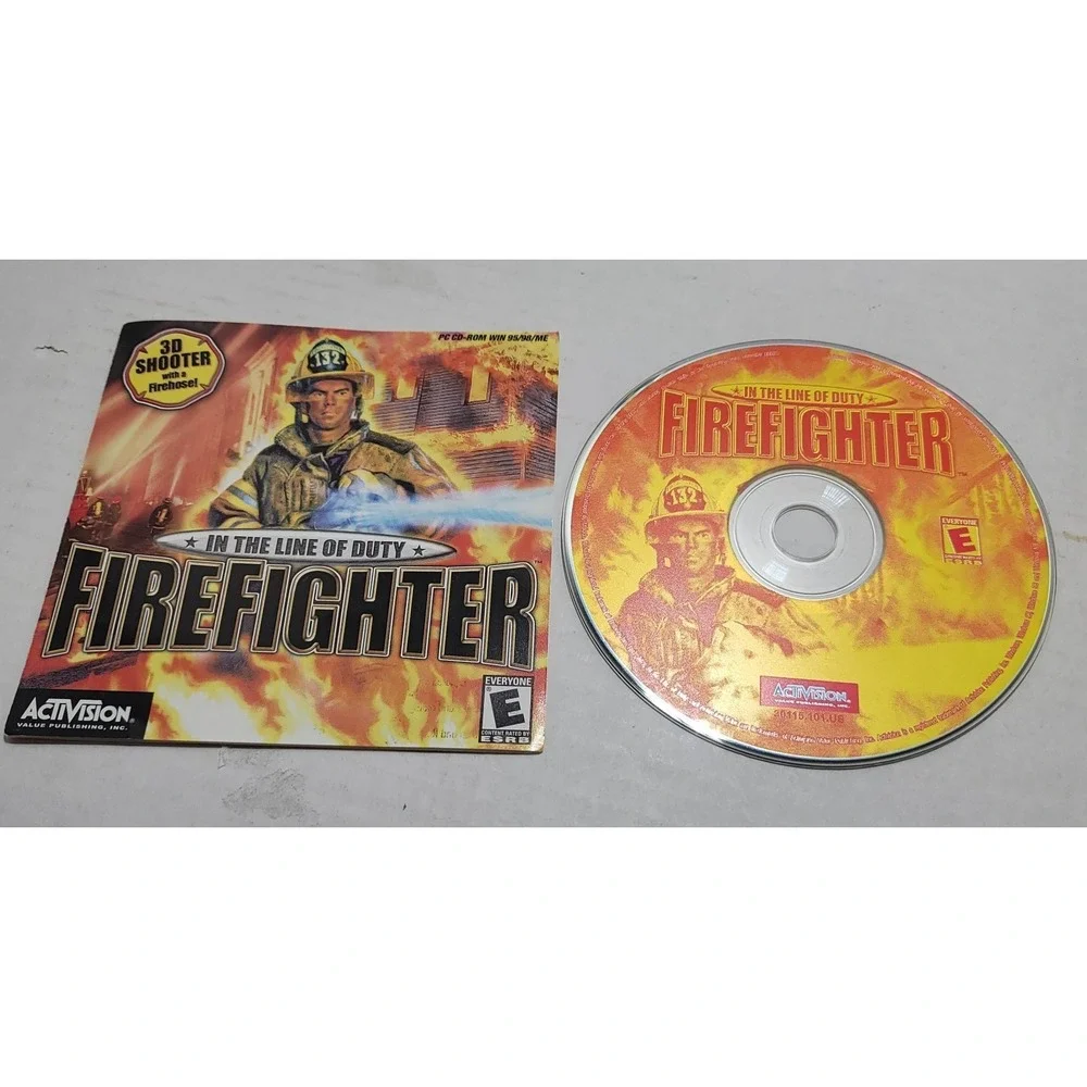 Activision Firefighter In the Line of Duty game for PC